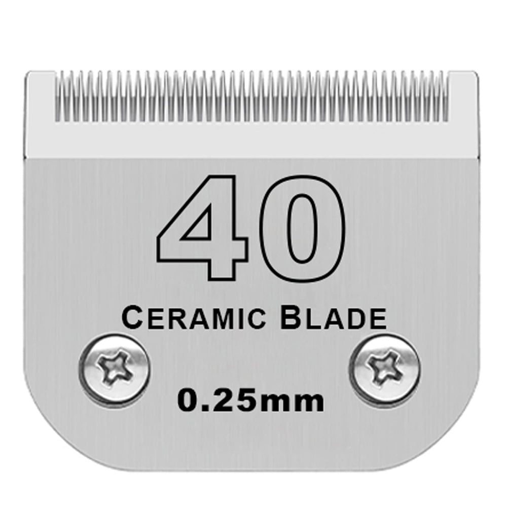 DODAER detachable ceramic blade close-up for precise pet trimming