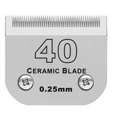 DODAER detachable ceramic blade close-up for precise pet trimming