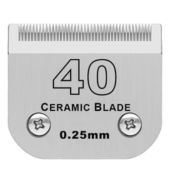 DODAER detachable ceramic blade close-up for precise pet trimming