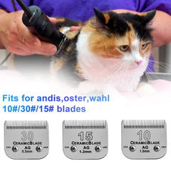 DODAER blue 10mm guide comb enables longer trims on medium coats
