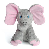 DODODOLA elephant dog toy soft plush squeaky for gentle chew and fetch.