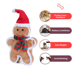 DODODOLA Gingerbread Man toy closeup—bright colors entice chewing and play sessions