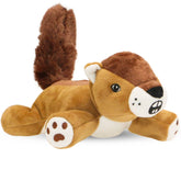 Dog Dog Big Fat Squirrel Toy front view showing durable plush for daily fetch
