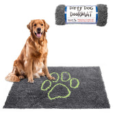 Dog Gone Smart Dirty Dog Doormat close-up showing absorbent fibers for quick water and mud pickup