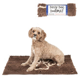 Dog Gone Smart Dirty Dog Doormat absorption closeup demonstrates superior water and mud uptake