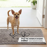 Dog Gone Smart Dirty Dog Doormat absorption closeup highlights high water uptake