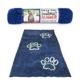 Dog Gone Smart Dirty Dog Doormat absorption graphic shows moisture capture for clean floors