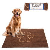 Dog Gone Smart Dirty Dog Doormat absorption captures mud and water to protect floors