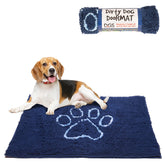 Dog Gone Smart Dirty Dog Doormat absorption for quick muddy-paw cleanup