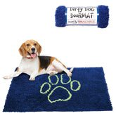 Dog Gone Smart Dirty Dog Doormat Marine absorbs water and mud for clean floors