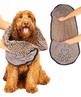 Dog Gone Smart Dirty Dog Shammy plush microfiber closeup shows soft texture for quick drying