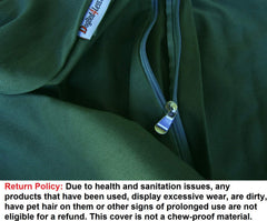 Dogbed4less external replacement cover showing 3D gusset for roomy comfort and easy care.