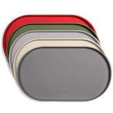 DogBuddy dog food mat with raised edge to contain spills and protect floors.