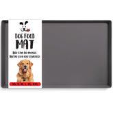 DogBuddy dog food mat waterproof shadow 28x18 protects floors from spills