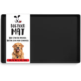 DogBuddy dog food mat waterproof design with a raised edge for spill containment.