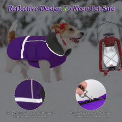 Dogcheer Warm Dog Coat turtleneck close-up showing extra neck warmth.