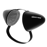 Doggie Hush ear muffs close-up showing calming design for sensitive ears.