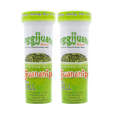 Doggijuana Juananip refill bottle 2-pack for calming moments during travel.