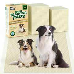 DOGGO DOUG puppy pads bamboo-fiber close-up, highlighting eco-friendly material for training use.