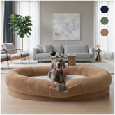DOGGO Selection extralarge human-dog-bed-lounger provides extra space for relaxing with your pet.