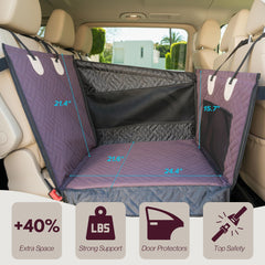 DOGGO Selection non-slip platform keeps dogs secure and reduces driver distraction.