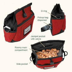 Doggone Good Rapid Rewards Deluxe bag features magnetic opening for quick access.