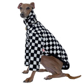 Doggystar Italian Greyhound polar fleece sweater front view for winter warmth