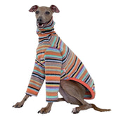 Doggystar Italian Greyhound polar fleece sweater front view for warm, comfortable autumn strolls.