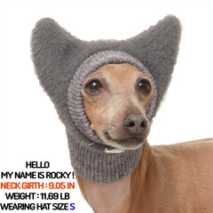 D Doggy Star warm knit closeup shows cozy weave for chilly days.