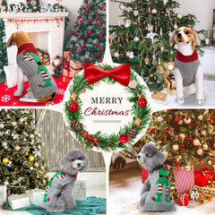 DOGGYZSTYLE Grey Elf Christmas sweater side view shows comfortable fit