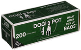 Dogipot rollos de bolsas para recogida, 200 bolsas por rollo para paseos prácticos.