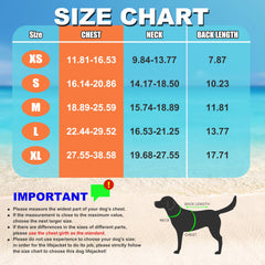 Doglay life jacket with quick-release buckles for easy on-off.