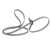 Dogline Biothane slip leash battleship gray 5ft close-up texture for durability and grip