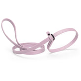 Dogline Biothane slip leash pastel-purple-5ft demonstrates durable odor-free daily walks.