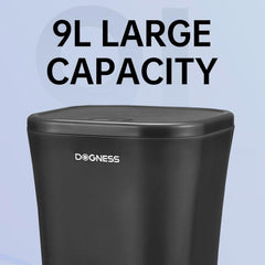Dogness large capacity hopper highlights plenty of kibble for travel or busy weeks.
