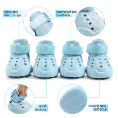 DOGOYS dog shoes blue on hot pavement protect paws from heat and rough surfaces