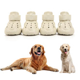 DOGOYS dog shoes top view shows rugged paw protection on hot pavement.