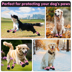 DOGOYS non-slip boots provide traction for confident outdoor walks
