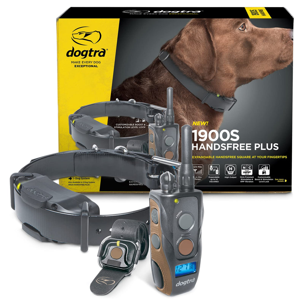 Dogtra 1900S HANDSFREE Boost-Lock front panel for precise level control