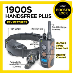 Dogtra 1900S HANDSFREE waterproof e-collar ready for outdoor training