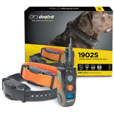 Dogtra 1902S ergonomic receiver with sleek design for comfortable all-day training wear.
