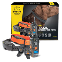 Dogtra 1902S HANDSFREE square setup for discreet multi-dog control.