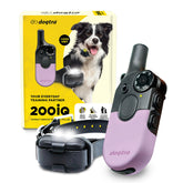Dogtra 200iQ remote in hand enables one-handed training control.