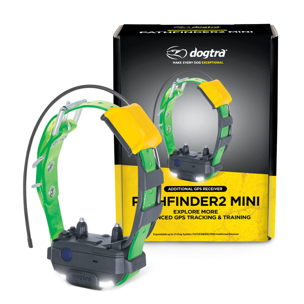 Dogtra PATHFINDER2 MINI additional receiver offers extended real-time tracking for multiple dogs.
