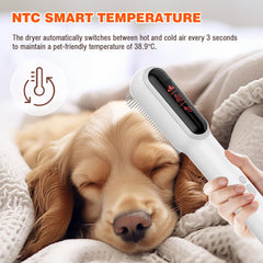 Dogways ntc-smart-temperature-adjustment provides safe, steady airflow during grooming.