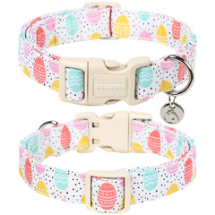 DOGWONG Easter collar uses soft breathable cotton for all-day comfort.
