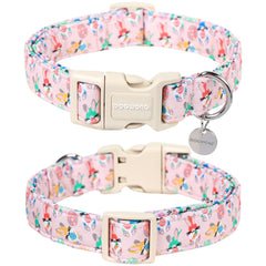 DOGWONG soft cotton feel collar emphasizes breathable comfort during daily outings