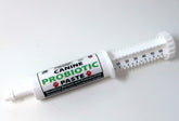 Dogzymes canine probiotic paste 60g jar with smooth texture for daily digestive support.