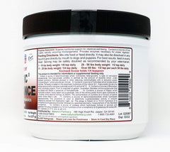 Dogzymes Probiotic Daily Balance ingredients-label presents live cultures and enzymes