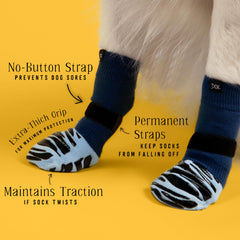 DOK TigerToes twist-resilient grip keeps dogs confident on slick surfaces